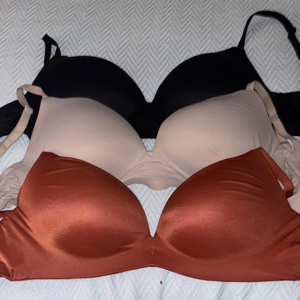 Victoria’s Secret Wireless bras. Padded.